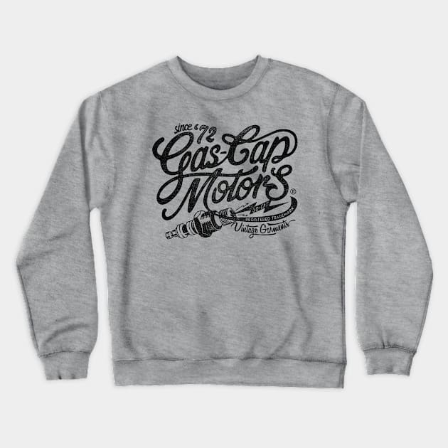 Gas Cap Logo Spark Plug Crewneck Sweatshirt by KUMAWAY